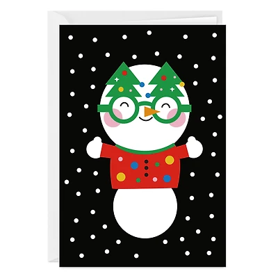 Modern Snowman Custom Holiday Card for only USD 4.99 | Hallmark