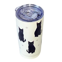 E&S Pets Black Cat Stainless Steel Tumbler, 20 oz. for only USD 24.99 | Hallmark