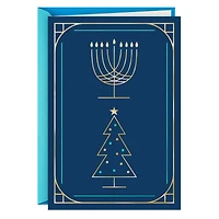 Happy Hanukkah and Merry Christmas Holiday Card for only USD 3.99 | Hallmark