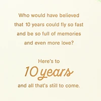 Here's to All That's Still to Come 10th Anniversary Card for only USD 5.59 | Hallmark