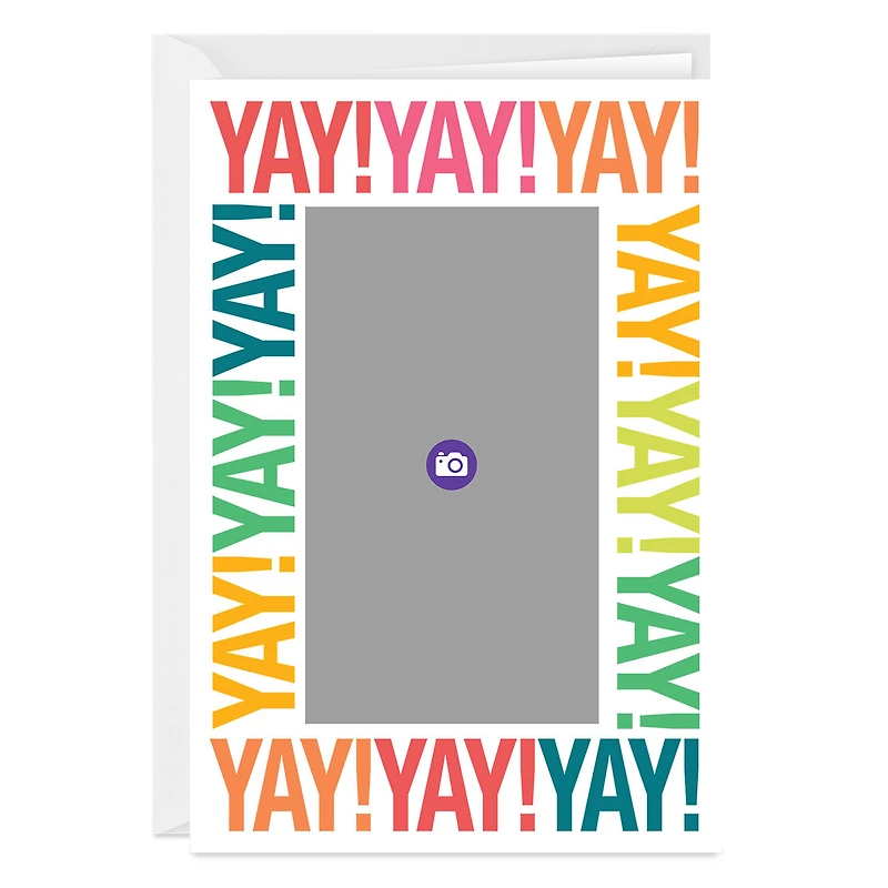 Personalized Yay! Celebration Photo Card for only USD 4.99 | Hallmark