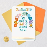 You Bring the Happy Wherever You Go Easter Card for Granddaughter for only USD 2.99 | Hallmark