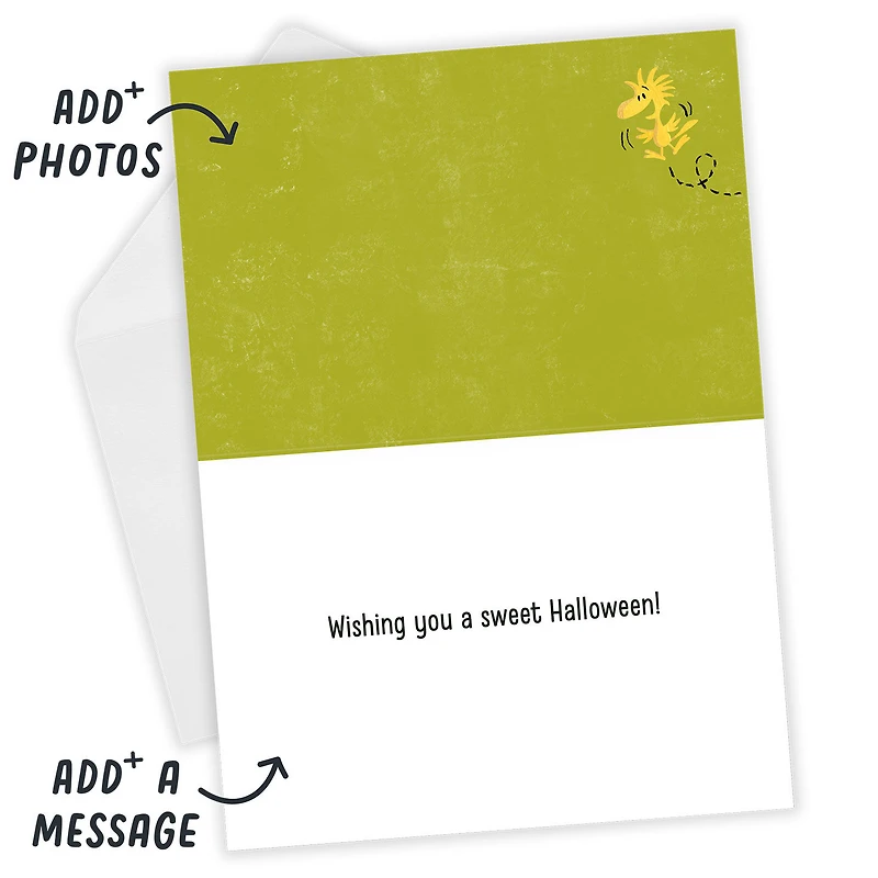 Peanuts® Snoopy Pumpkin Custom Halloween Card for only USD 4.99 | Hallmark