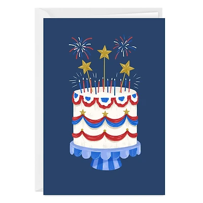 Patriotic Cake Custom Celebration Card for only USD 4.99 | Hallmark
