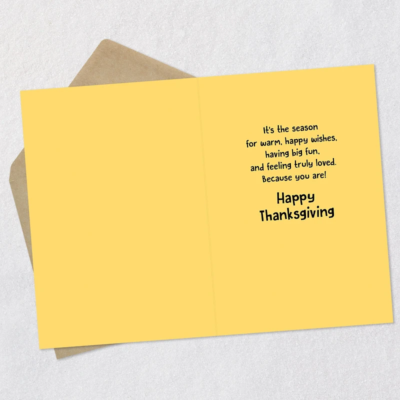 It's the Season for Feeling Loved Thanksgiving Card for Kids for only USD 0.99 | Hallmark