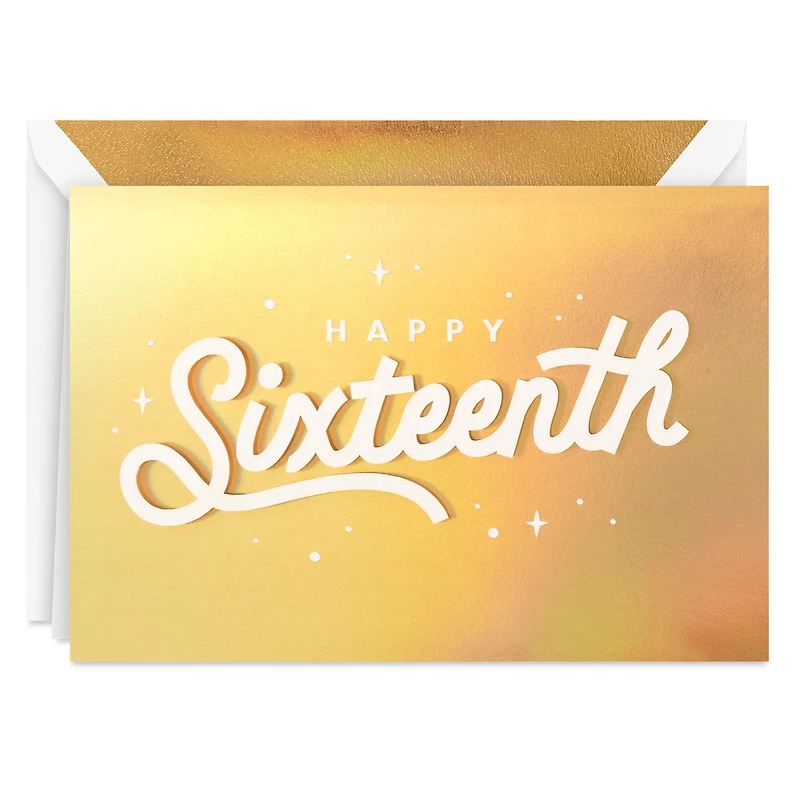 Something to Celebrate 16th Birthday Card for only USD 7.59 | Hallmark