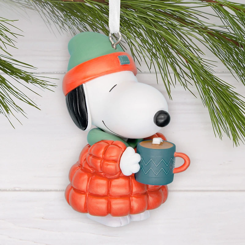 Peanuts® Snoopy With Hot Cocoa Hallmark Ornament for only USD 11.49 | Hallmark