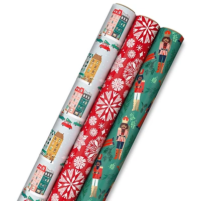 Cozy Traditions 3-Pack Christmas Wrapping Paper for only USD 16.99 | Hallmark