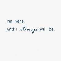 I'm Always Here for You Encouragement Card for only USD 2.99 | Hallmark