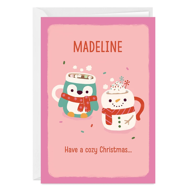 Cute Cozy Mugs Custom Christmas Card for only USD 4.99 | Hallmark