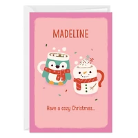 Cute Cozy Mugs Custom Christmas Card for only USD 4.99 | Hallmark