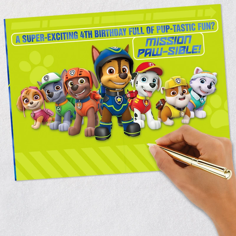 Paw Patrol™ Chase and Friends 4th Birthday Card for only USD 2.99 | Hallmark