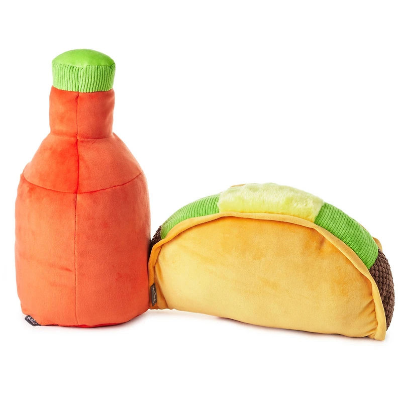 Large Better Together Taco and Hot Sauce Magnetic Plush, 16" for only USD 39.99 | Hallmark
