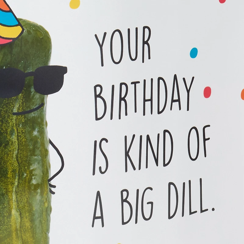 13" Kind of a Big Dill Large Birthday Gift Bag for only USD 4.49 | Hallmark