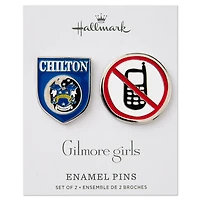 Gilmore Girls Chilton and No Cell Phone Signs Enamel Pins, Set of 2 for only USD 19.99 | Hallmark