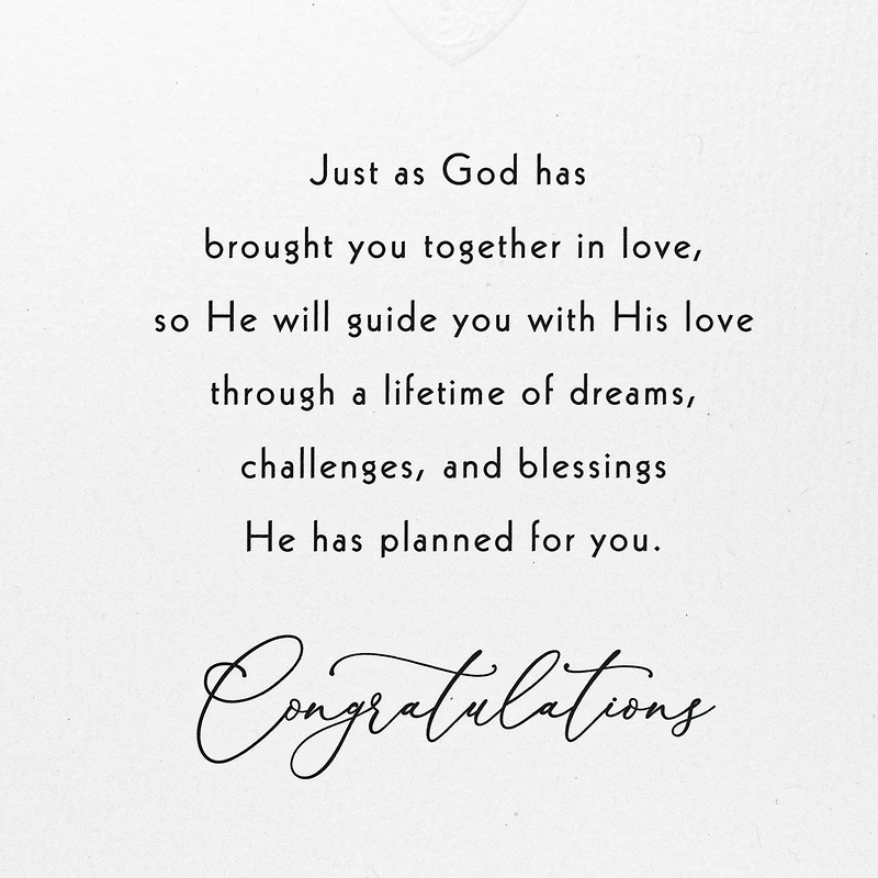 A Lifetime of Blessings Religious Wedding Card for only USD 6.59 | Hallmark