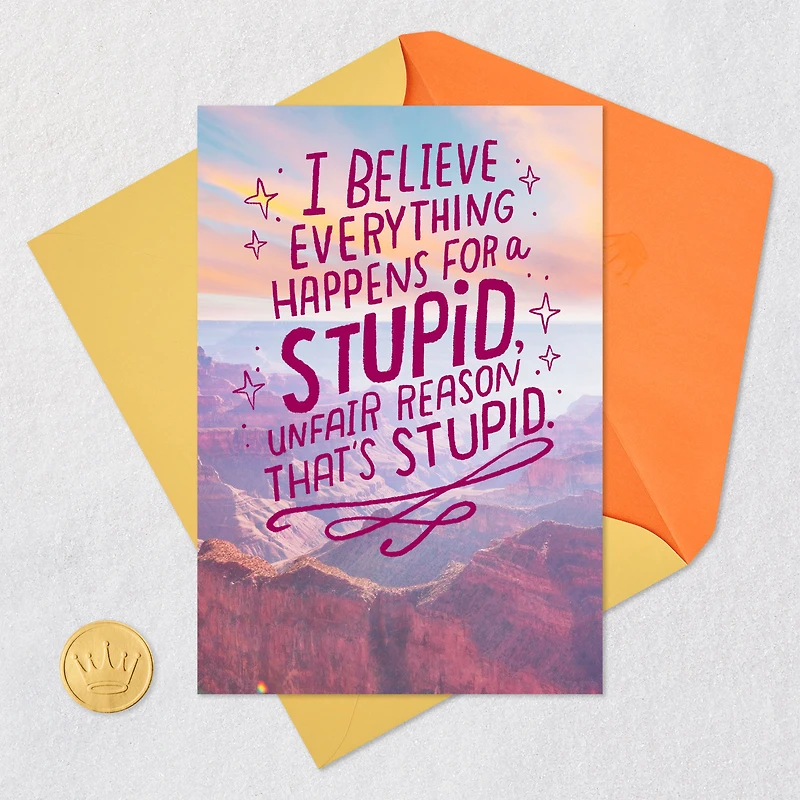 Stupid Reasons Funny Support Card for only USD 3.99 | Hallmark
