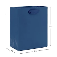 6.5" Solid Navy Blue Small Gift Bag for only USD 2.49 | Hallmark