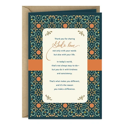 You Share With Your Words and Your Life Religious Clergy Appreciation Card for only USD 3.99 | Hallmark