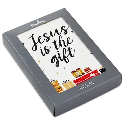 Jesus Is the Gift Religious Boxed Christmas Cards, Pack of 16 for only USD 9.99 | Hallmark