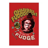 A Christmas Story™ Ohhhhh Fudddggge Custom Christmas Card for only USD 4.99 | Hallmark