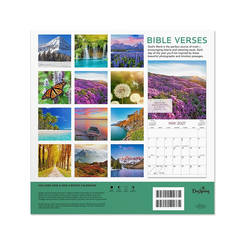 Bible Verses 2027 Inspirational 12-Month Wall Calendar, 12x12 for only USD 16.99 | Hallmark