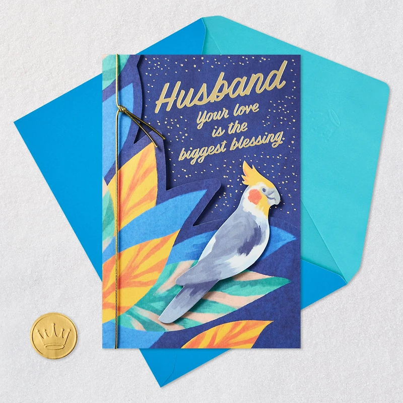 Your Love Is the Biggest Blessing Birthday Card for Husband for only USD 6.59 | Hallmark