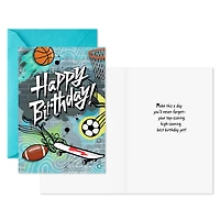 Sports and Music Fun Birthday Cards for Kids, Pack of 10 for only USD 7.99 | Hallmark