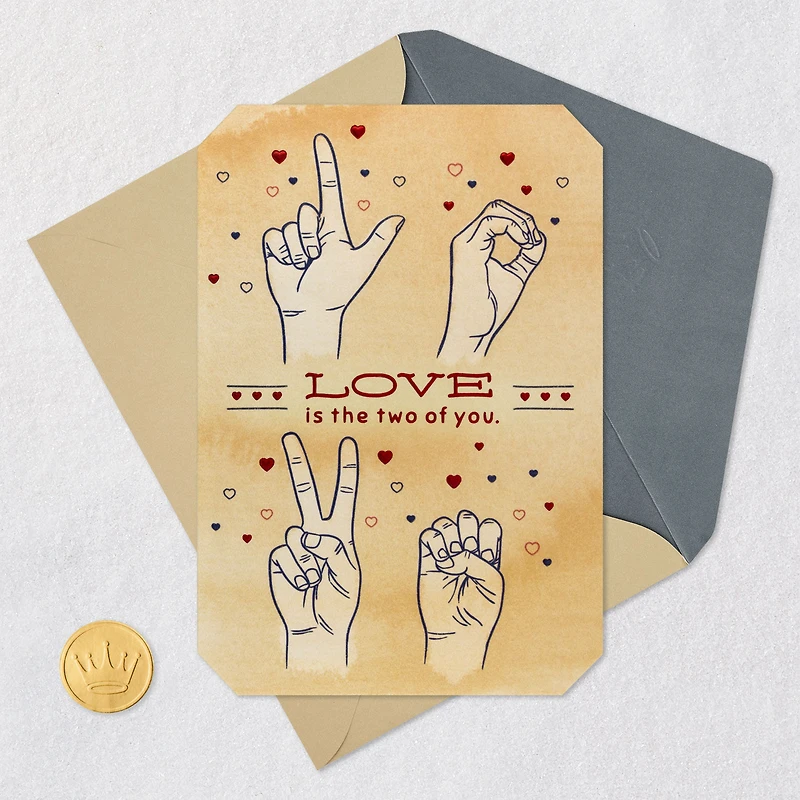 Love Is the Two of You Anniversary Card for Couple for only USD 4.99 | Hallmark