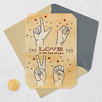 Love Is the Two of You Anniversary Card for Couple for only USD 4.99 | Hallmark