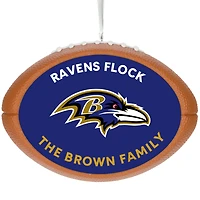 NFL Baltimore Ravens Football Personalized Ornament, Custom Text for only USD 30.99 | Hallmark