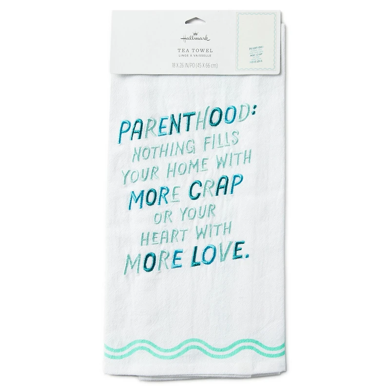 Parenthood Funny Tea Towel, 18x26 for only USD 14.99 | Hallmark