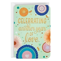 Celebrating Another Year of Love Anniversary Card for Couple for only USD 5.99 | Hallmark