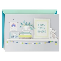 A New Story Begins New Baby Card for only USD 6.99 | Hallmark