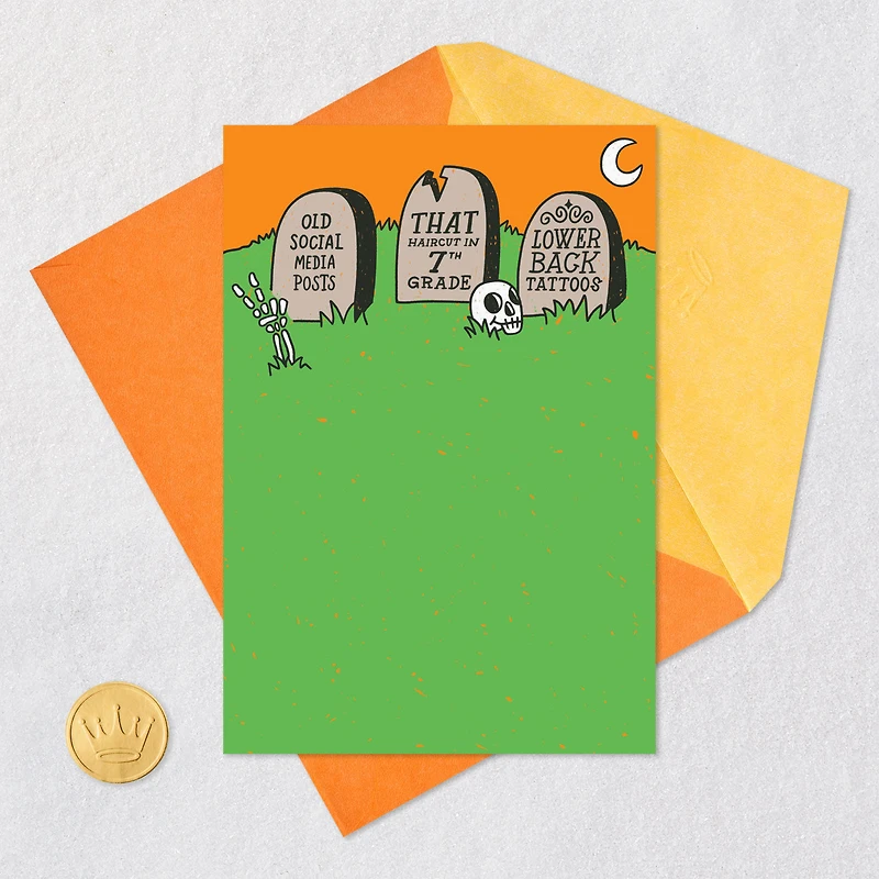 May Nothing Frightful Haunt You Funny Halloween Card for only USD 3.69 | Hallmark