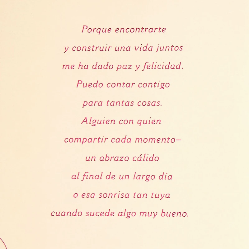 Forever Grateful Spanish-Language Anniversary Card for Wife for only USD 4.99 | Hallmark