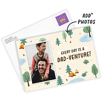 Personalized Illustrated Camping Scene Photo Card for only USD 4.99 | Hallmark