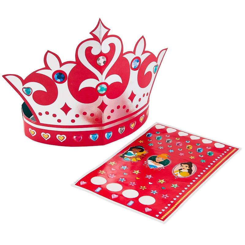 Disney Princess Christmas Card for Granddaughter With Crown and Stickers for only USD 6.59 | Hallmark