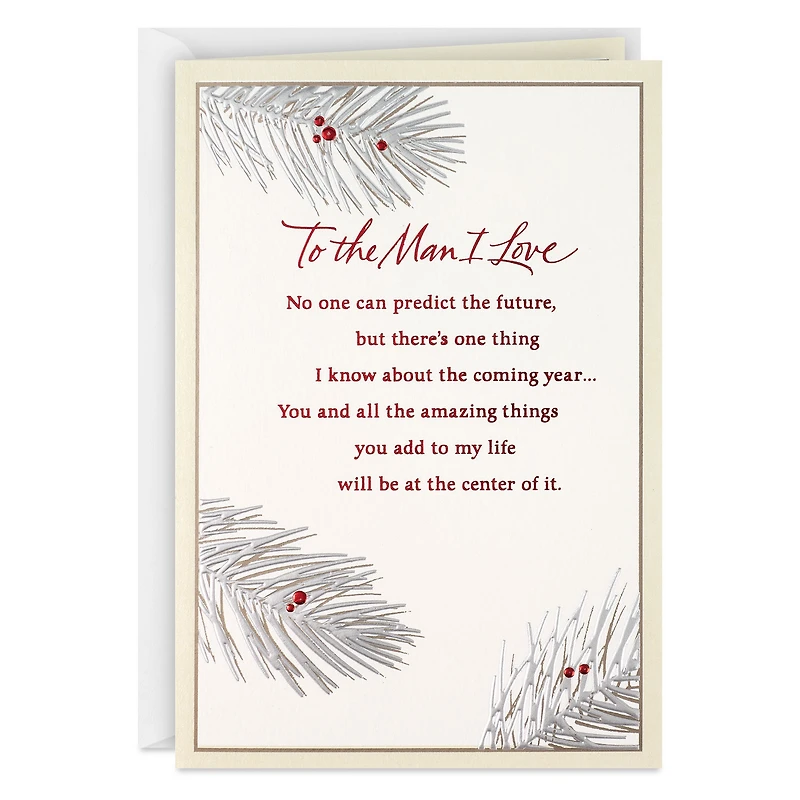 To the Man I Love Romantic Christmas Card for Him for only USD 6.99 | Hallmark