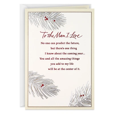To the Man I Love Romantic Christmas Card for Him for only USD 6.99 | Hallmark