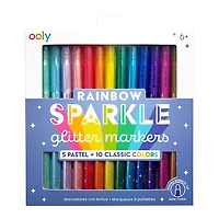 Ooly Rainbow Sparkle Glitter Markers, 15-count for only USD 19.99 | Hallmark