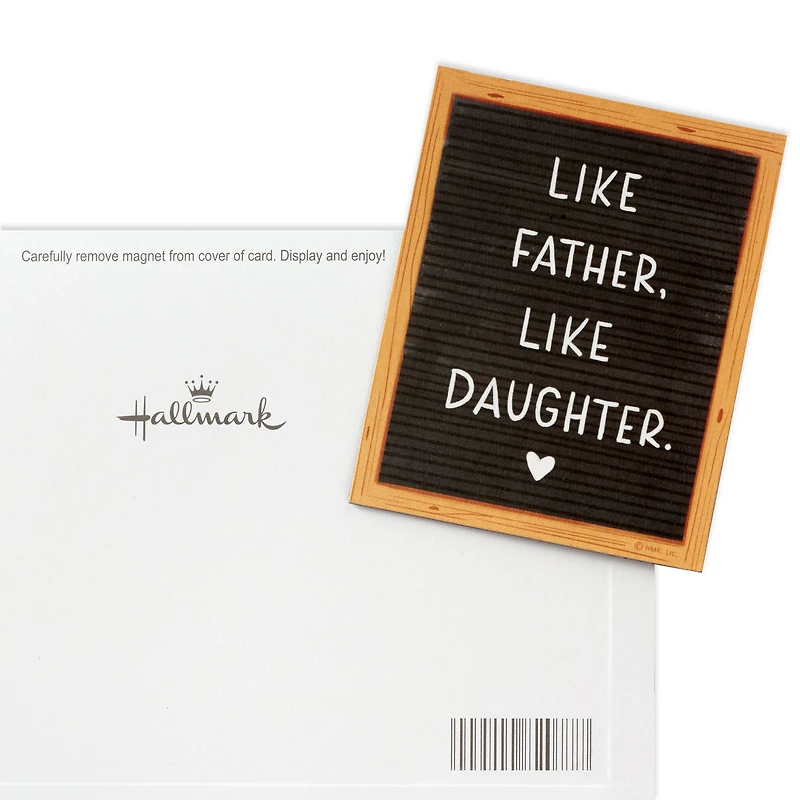Like Father, Like Daughter Father's Day Card With Magnet for only USD 6.99 | Hallmark