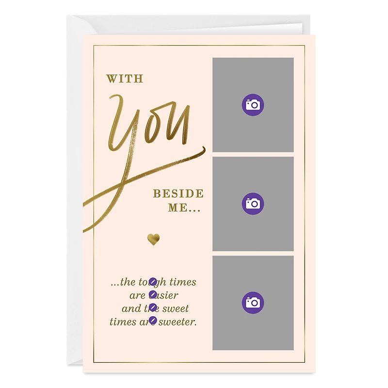 With You Beside Me Custom Love Card for only USD 4.99 | Hallmark