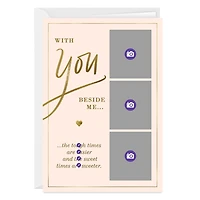 With You Beside Me Custom Love Card for only USD 4.99 | Hallmark