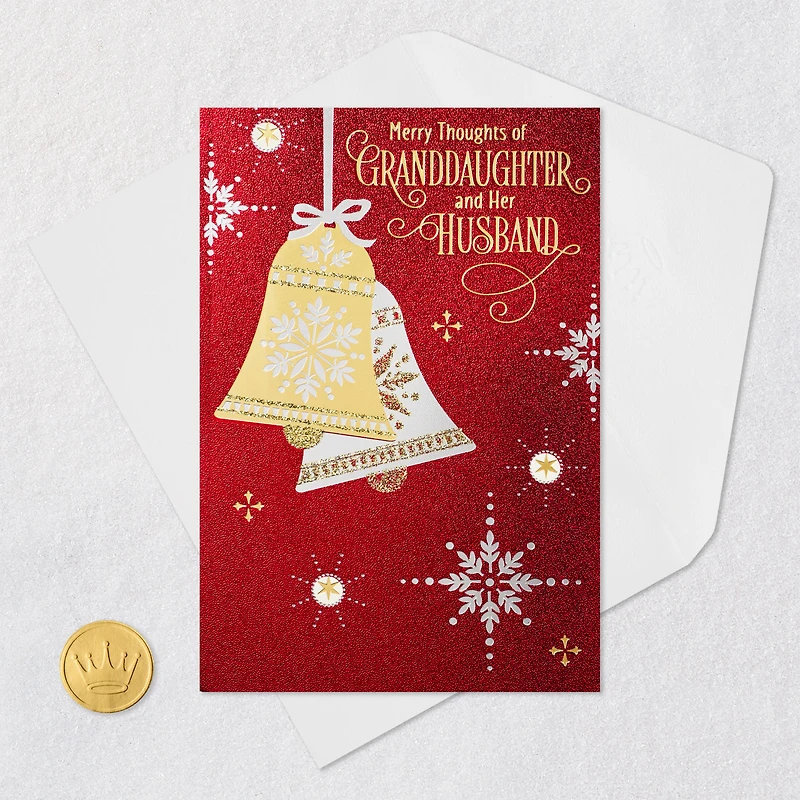Thinking of the Joys You Add to the Season Christmas Card for Granddaughter and Husband for only USD 5.59 | Hallmark