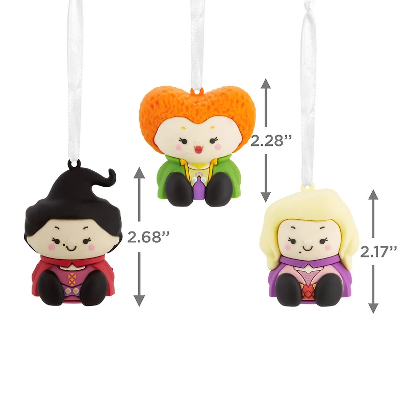 Better Together Disney Hocus Pocus Mary, Winifred and Sarah Sanderson Magnetic Hallmark Ornaments, Set of 3 for only USD 21.99 | Hallmark