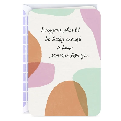 So Lucky to Know Someone Like You Thank You Card for only USD 2.99 | Hallmark