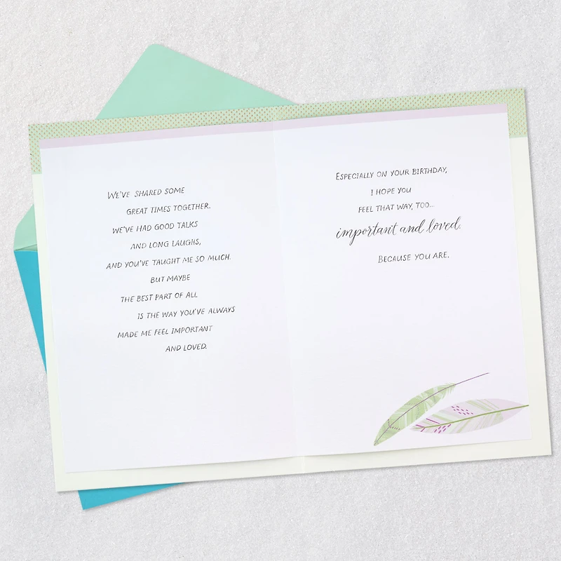 You Are Important and Loved Birthday Card for Wife for only USD 7.59 | Hallmark