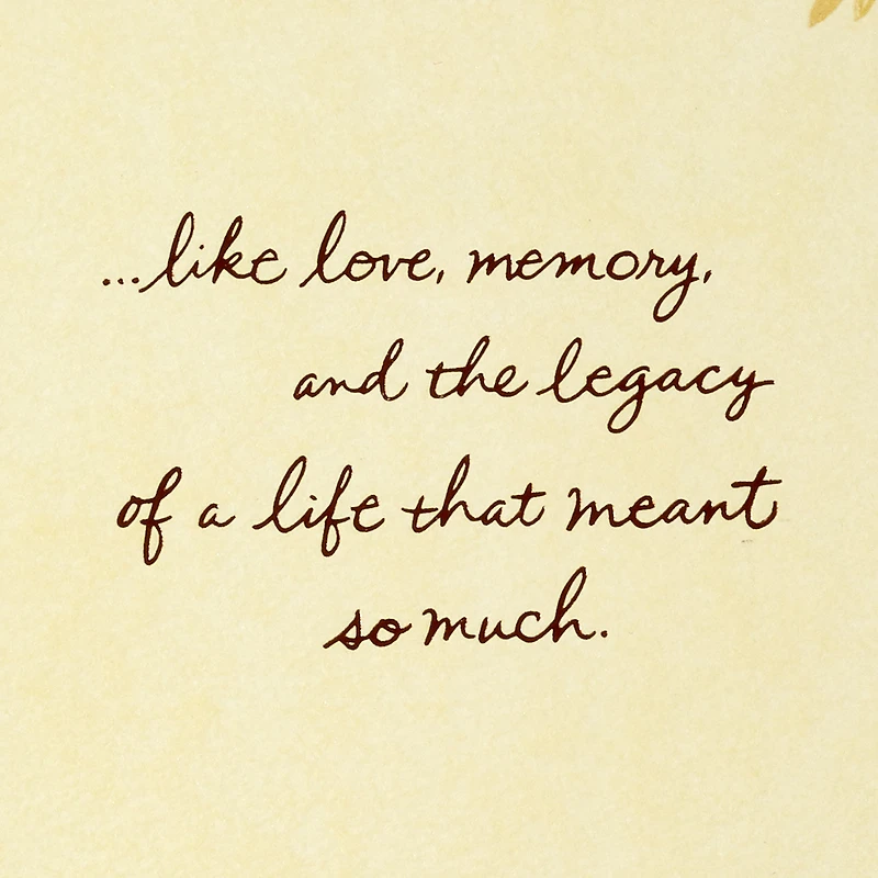 Their Love and Legacy Will Never End Sympathy Card for only USD 5.59 | Hallmark