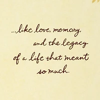 Their Love and Legacy Will Never End Sympathy Card for only USD 5.59 | Hallmark